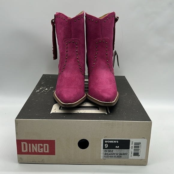 854- Dingo Suede Ankle Women's Boots Size 9 M NWT - Picture 9 of 10